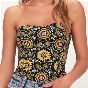 Free People Daisy Tube Top